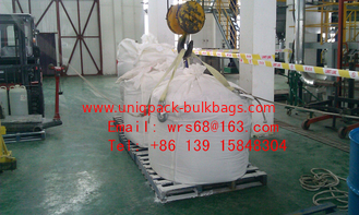 China 1 Ton Bulk bags super sack bags for storage chemical powder PP woven bulk bags supplier
