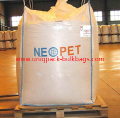 China FIBC large one Ton Bulk Bags 1 tonne bags for PET / PTV / PP / PAT Chemical Industry supplier