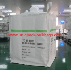 China Net baffle bag Type A 1 ton PP bulk bag for packaging chemical products  L-Lysine sulphate supplier