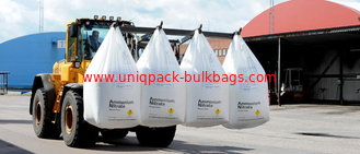 China 1 &amp; 2 loop PP powder Pellets Big Bag , one ton big Jumbo bags supplier
