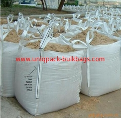 China pp fabric U style super sack bags for packaging 1 tonne industry sand supplier