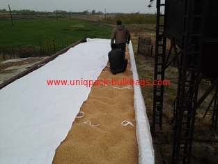 China Wagon Liner Bulk Container Liners Water Proof PE fabric For Aluminum supplier